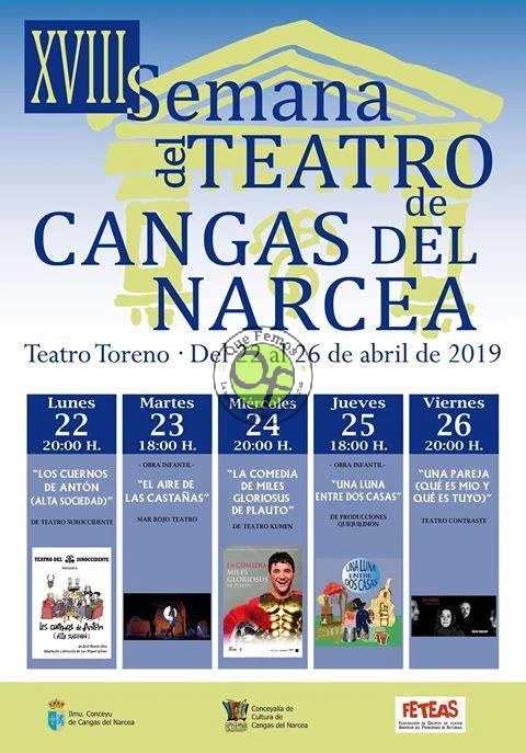 XVIII Semana del Teatro de Cangas del Narcea 2019