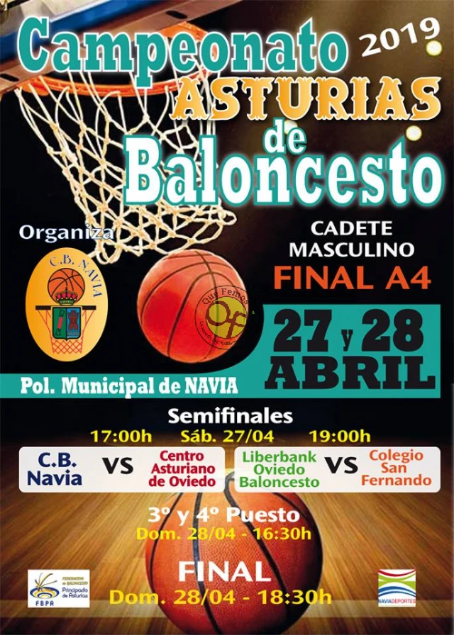 Campeonato de Asturias de Baloncesto 2019 en Navia
