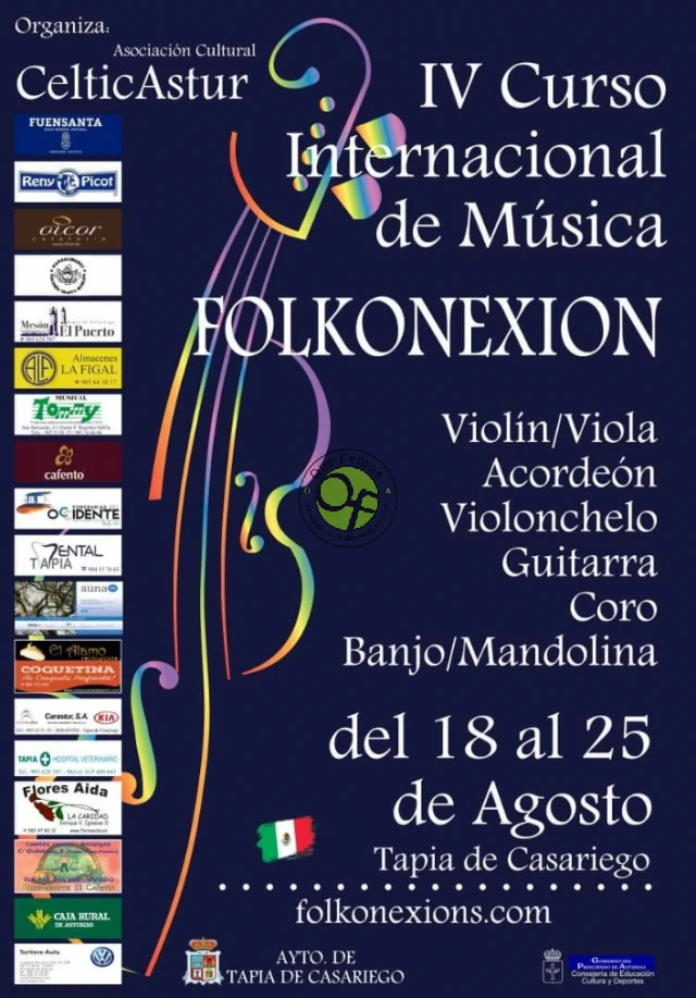 IV Curso Internacional de Música Folkonexion 2019