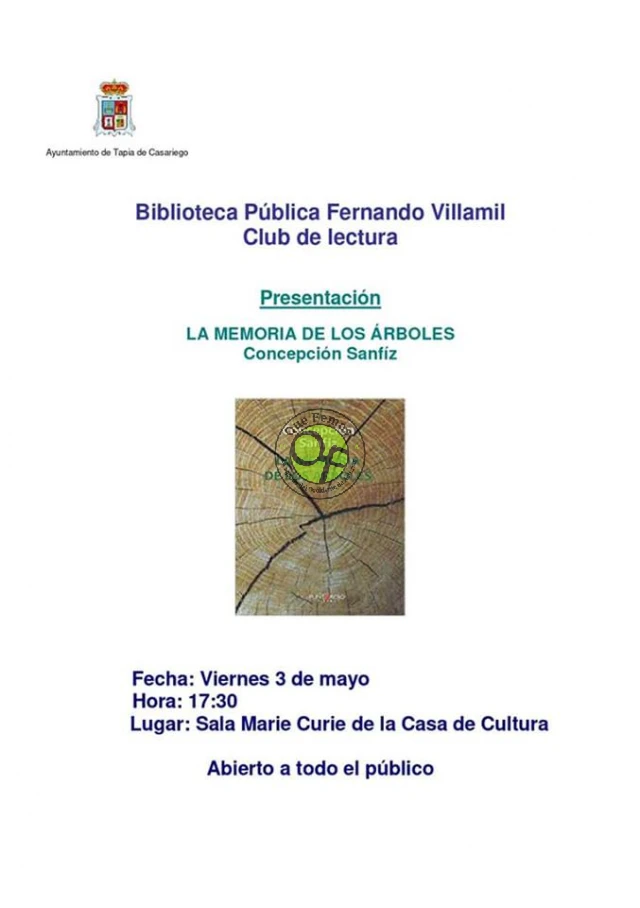 Concepción Sanfiz presenta su libro 