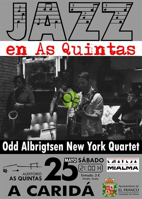 Odd Albrigtsen New York Quartet en concierto en As Quintas