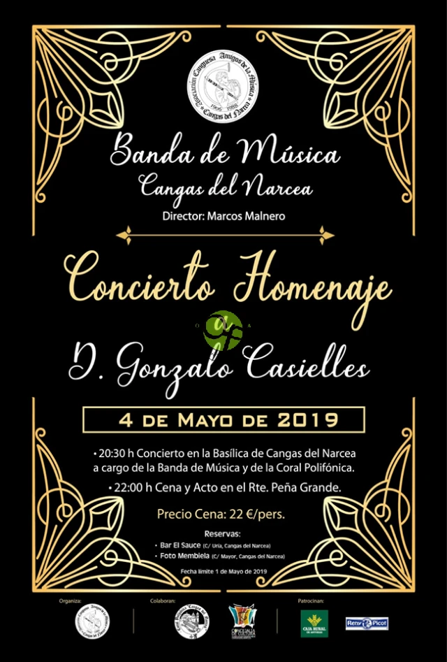 Cangas del Narcea acoge un concierto homenaje a Gonzalo Casielles