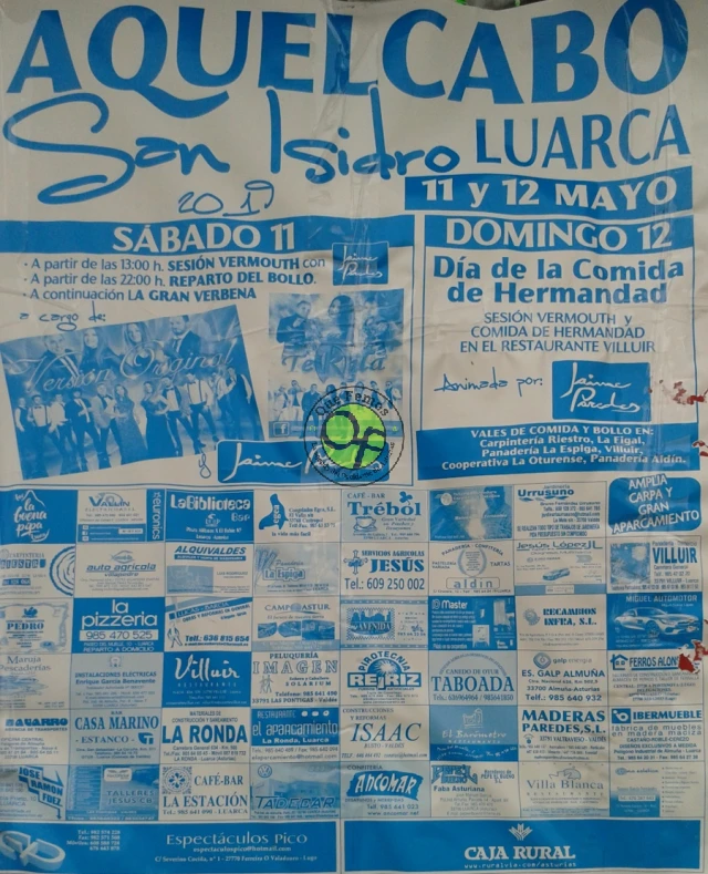 Fiestas de San Isidro en Aquelcabo 2019