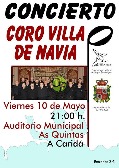 El Coro Villa de Navia ofrece un concierto en As Quintas