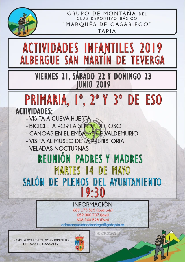 Reunión informativa para padres en Tapia: Grupo Marqués de Casariego