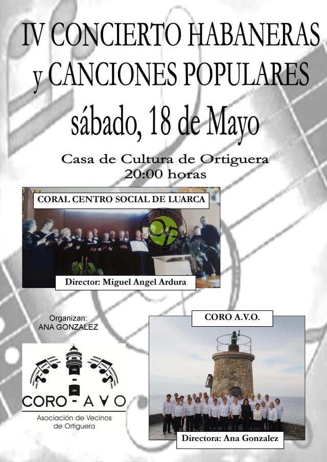 IV Concierto de Habaneras y Canciones Populares 2019 en Ortiguera