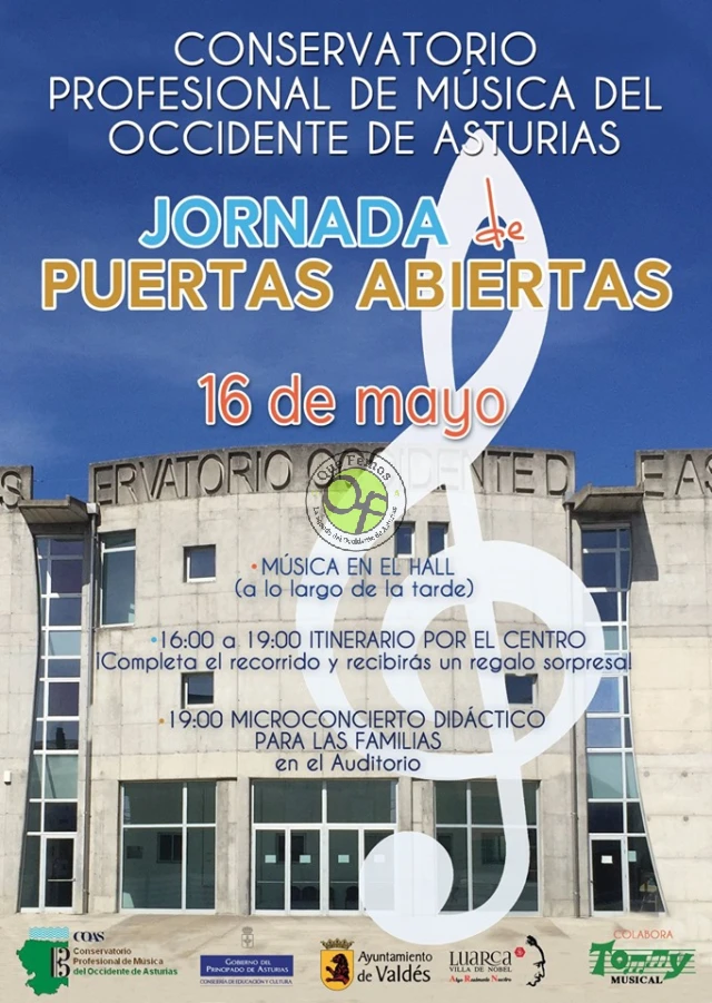 Jornada de puertas abiertas en el Conservatorio de Música del Occidente de Asturias