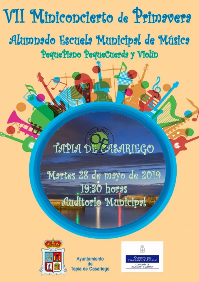 VII Miniconcierto de Primavera de la Escuela Municipal de Música de Tapia