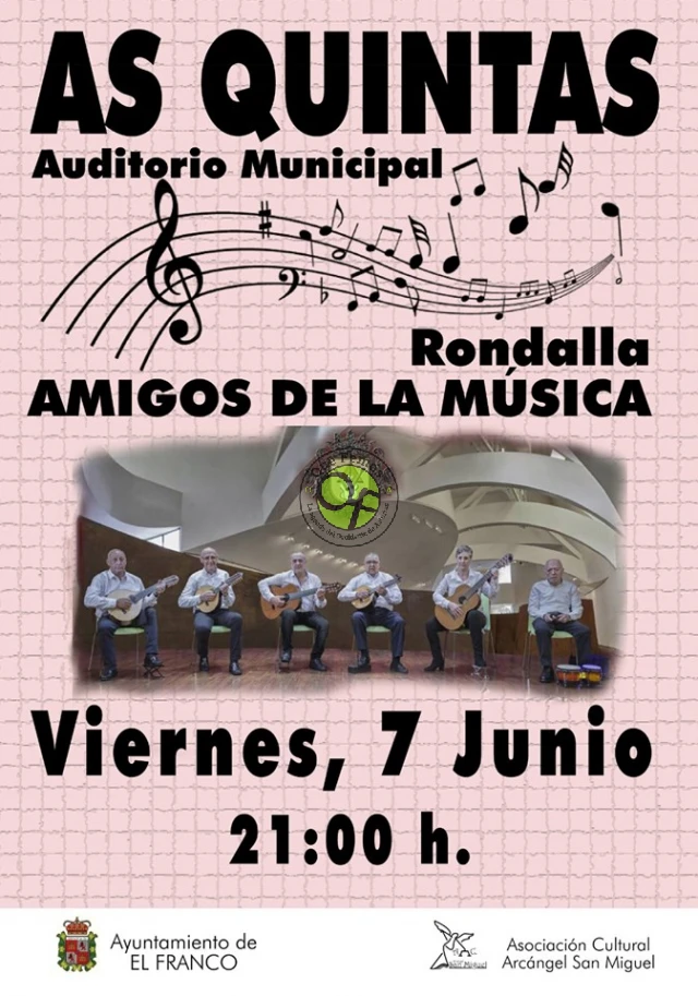 Concierto de la rondalla Amigos de la Música en As Quintas