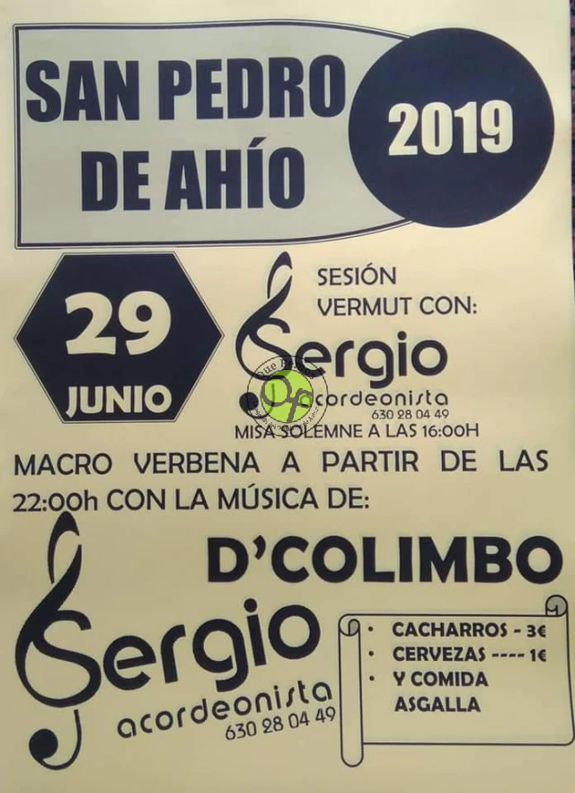 Fiesta de San Pedro de Ahío 2019