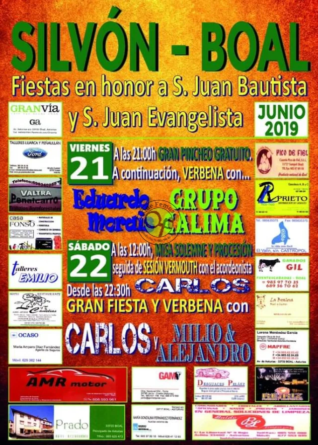 Fiestas de San Juan 2019 en Silvón