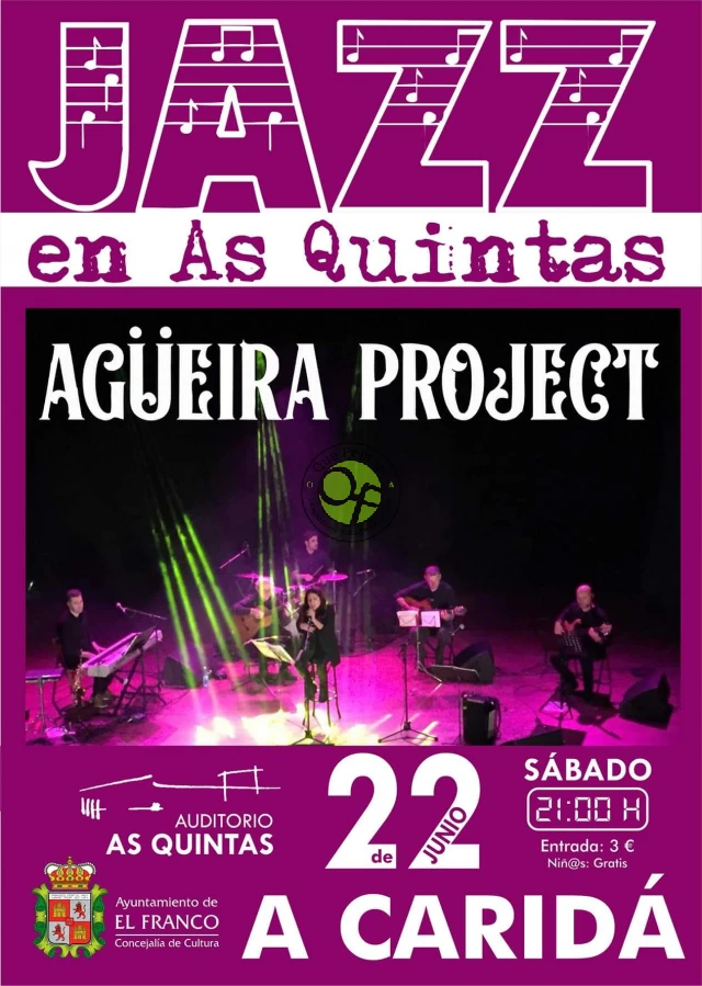 Agüeira Project protagoniza una nueva noche de jazz en As Quintas