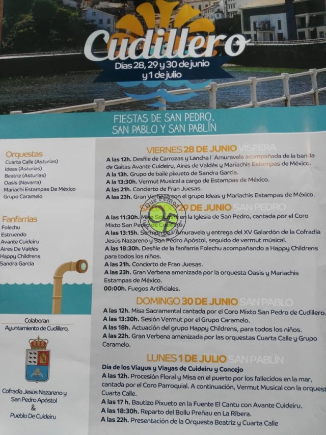 Fiestas de San Pedro, San Pablo y San Pablín 2019 en Cudillero