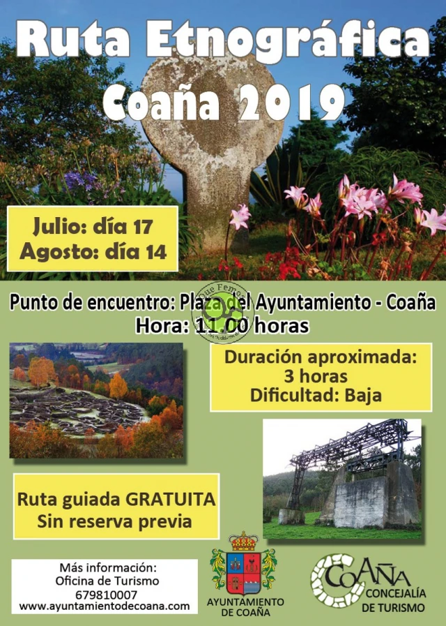 Ruta Etnográfica de Coaña: agosto 2019
