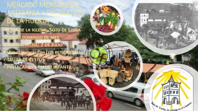 Mercado de Artesanía y la Huerta en Soto de Luiña: julio 2019