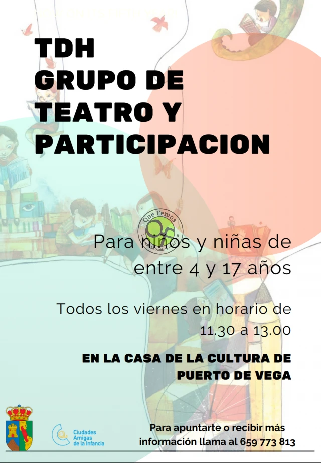 Viernes con Teatro TDH en Puerto de Vega: verano 2019