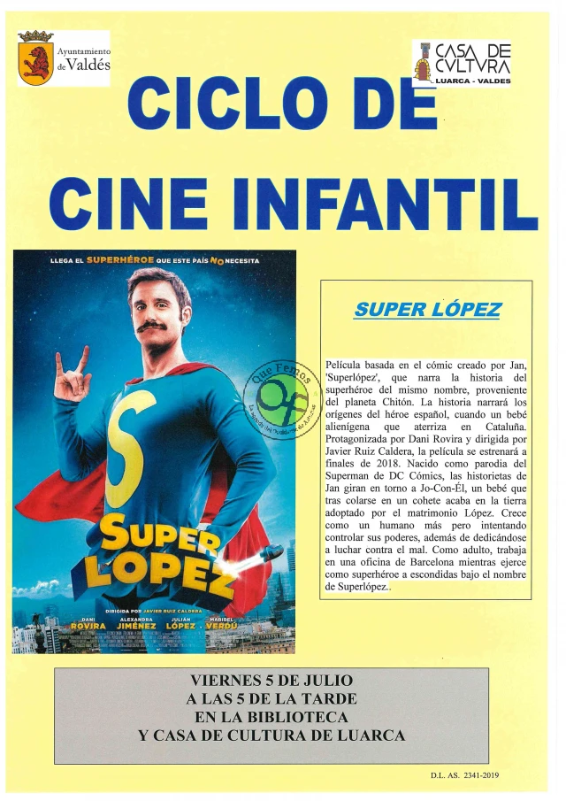 Cine infantil en Luarca: 