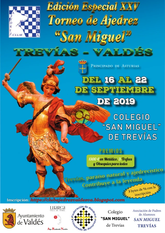 XXV Torneo de Ajedrez San Miguel de Trevías 2019