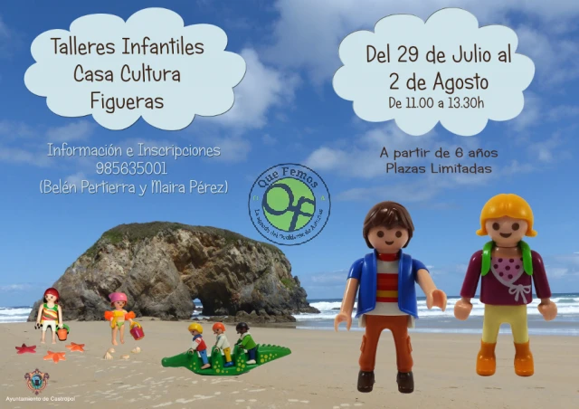 Talleres infantiles en Figueras: verano 2019