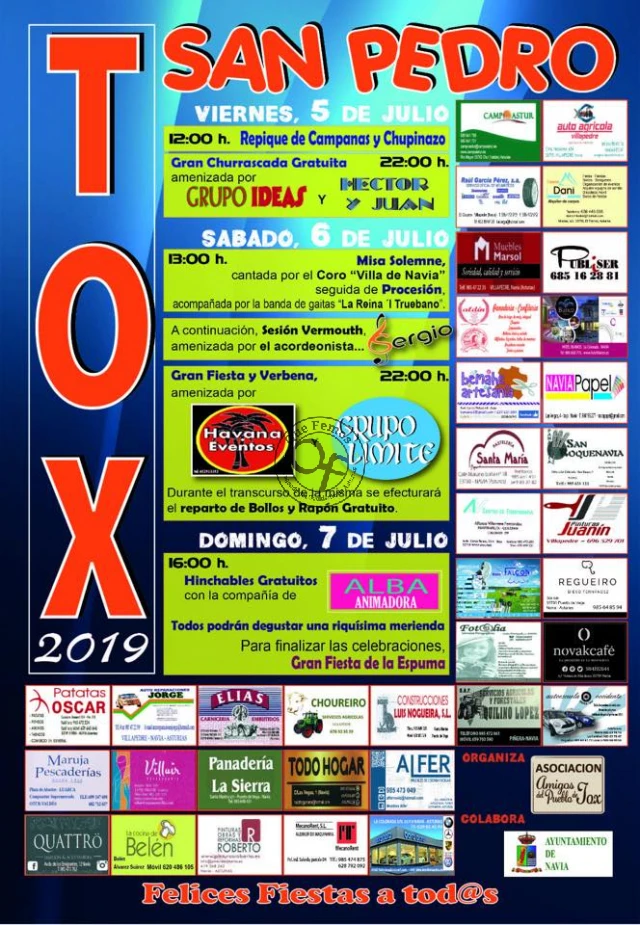 Fiestas de San Pedro 2019 en Tox