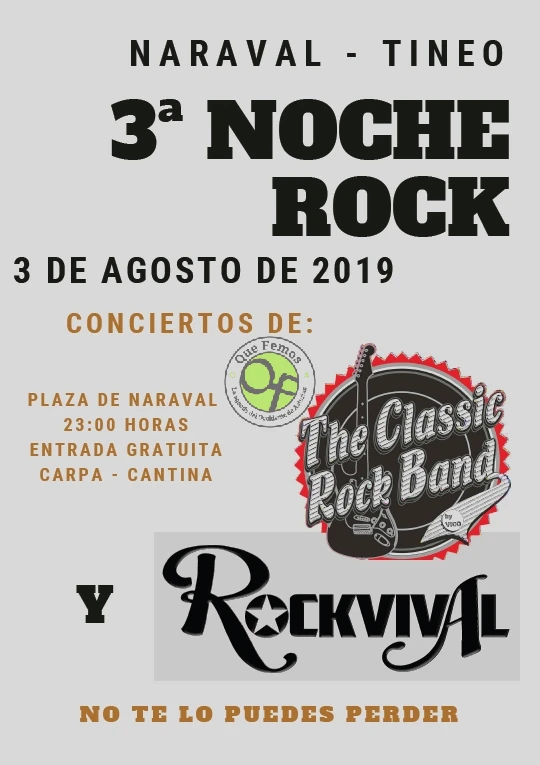 3ª Noche Rock en Naraval 2019