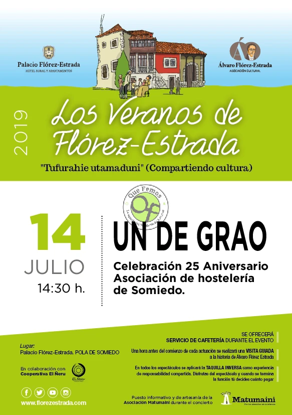 Los Veranos de Flórez-Estrada se inauguran el próximo domingo con 