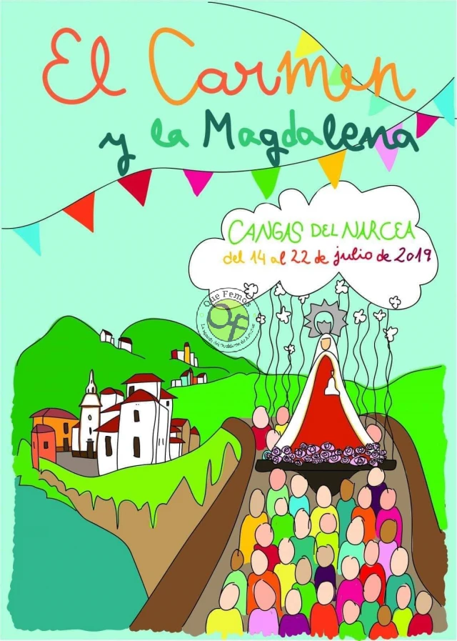 Fiestas del Carmen y la Magdalena 2019 en Cangas del Narcea