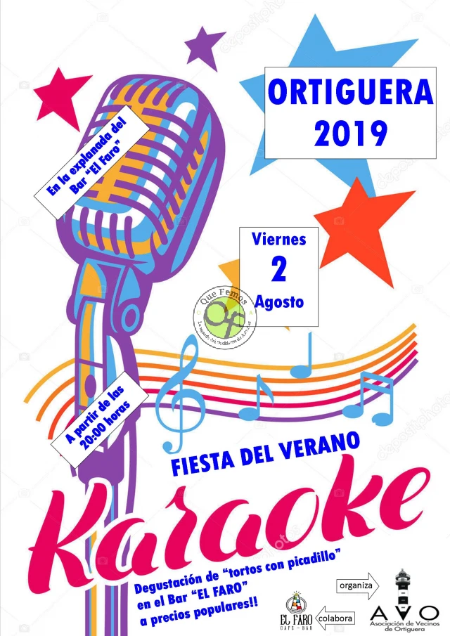 Fiesta de Verano Karaoke en Ortiguera