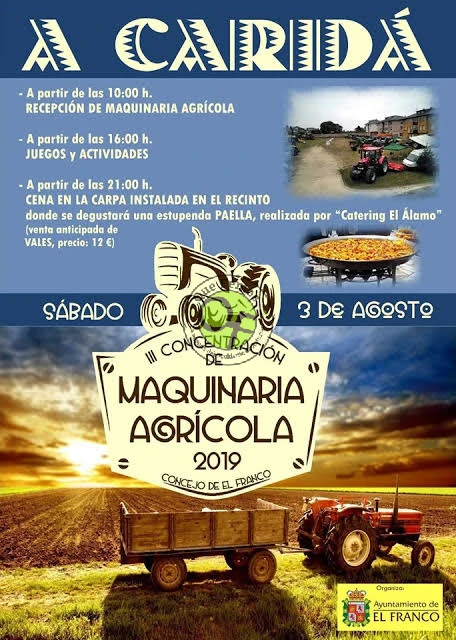 III Concentración de Maquinaria Agrícola 2019 Concejo de El Franco