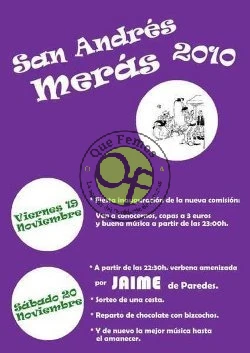 Fiestas en San Andrés de Merás: noviembre 2010