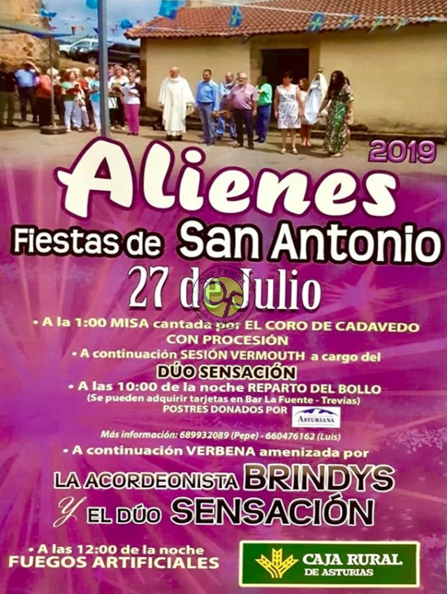Fiestas de San Antonio 2019 en Alienes