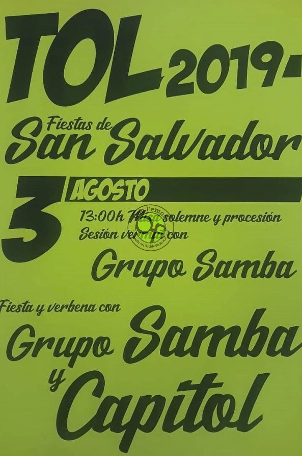 Fiestas de San Salvador 2019 en Tol