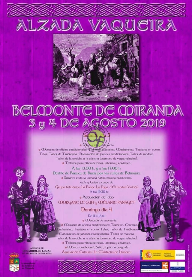 Alzada Vaqueira 2019 en Belmonte de Miranda