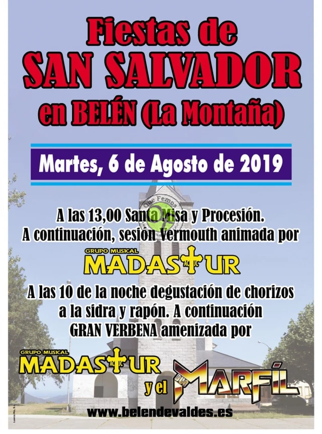 Fiestas de San Salvador 2019 en Belén de La Montaña