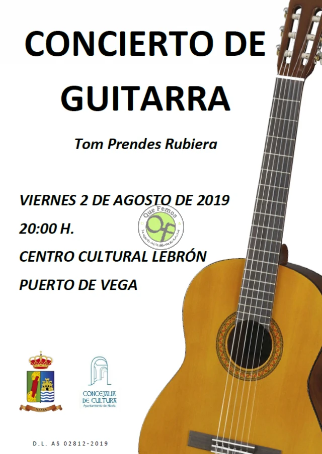 Concierto de guitarra de Tom Prendes Rubiera