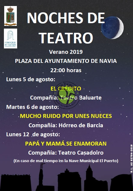 Navia celebra sus Noches de Teatro 2019