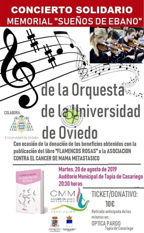 La Orquesta de la Universidad de Oviedo protagoniza un Concierto Solidario Memorial “Sueños de Ébano”
