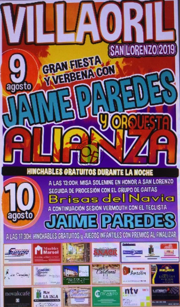 Fiestas de San Lorenzo 2019 en Villaoril