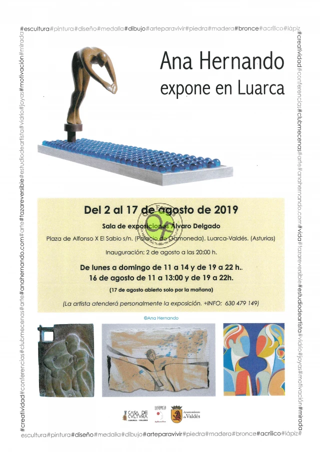 Exposición de Ana Hernando en Luarca