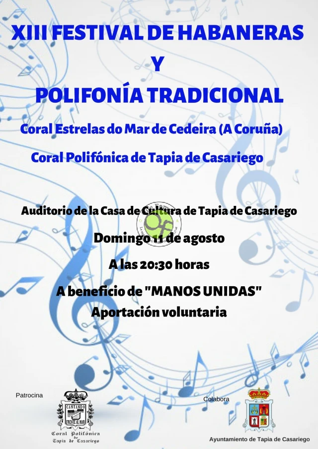 XIII Festival de Habaneras y Polifonía Tradicional de Tapia 2019