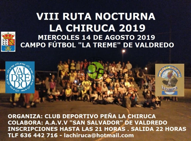 VIII Ruta Nocturna La Chiruca 2019