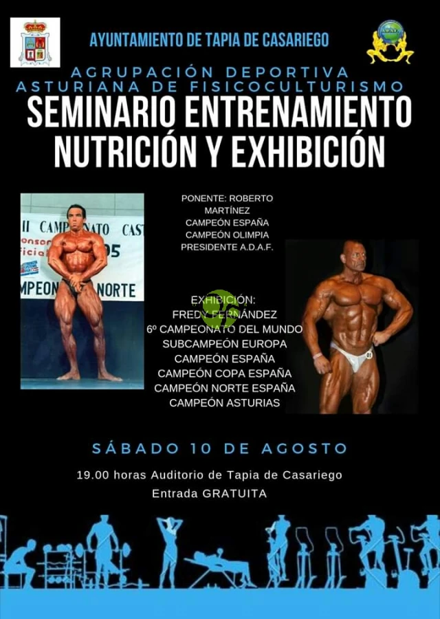 Seminario sobre entrenamiento, nutrición y exhibición en Tapia