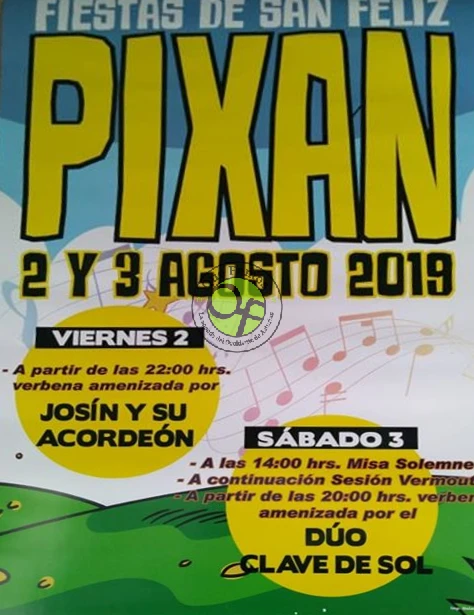 Fiesta de San Feliz 2019 en Pixan