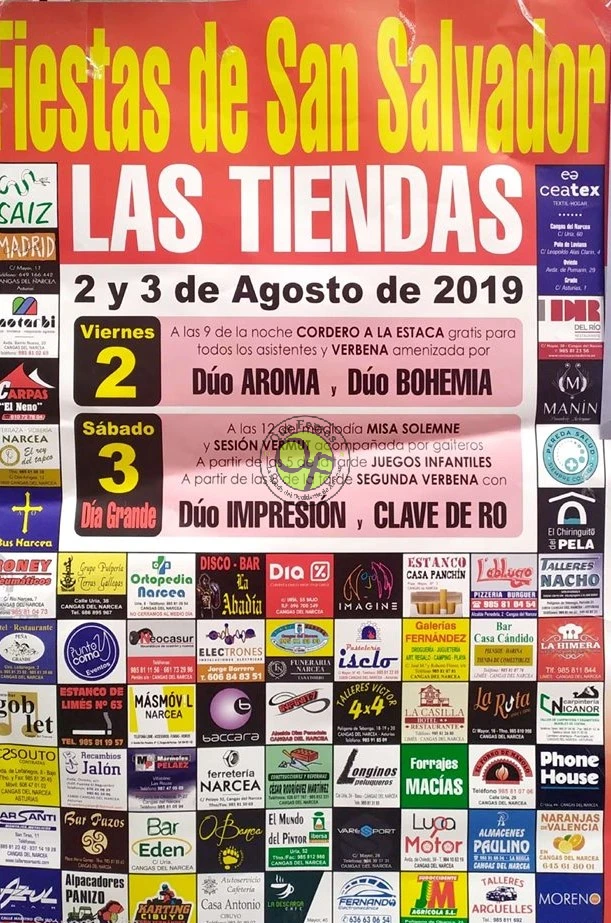Fiestas de San Salvador 2019 en Las Tiendas