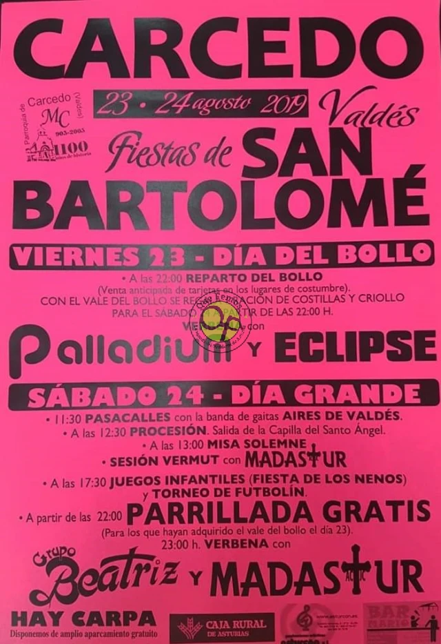Fiestas de San Bartolomé 2019 en Carcedo