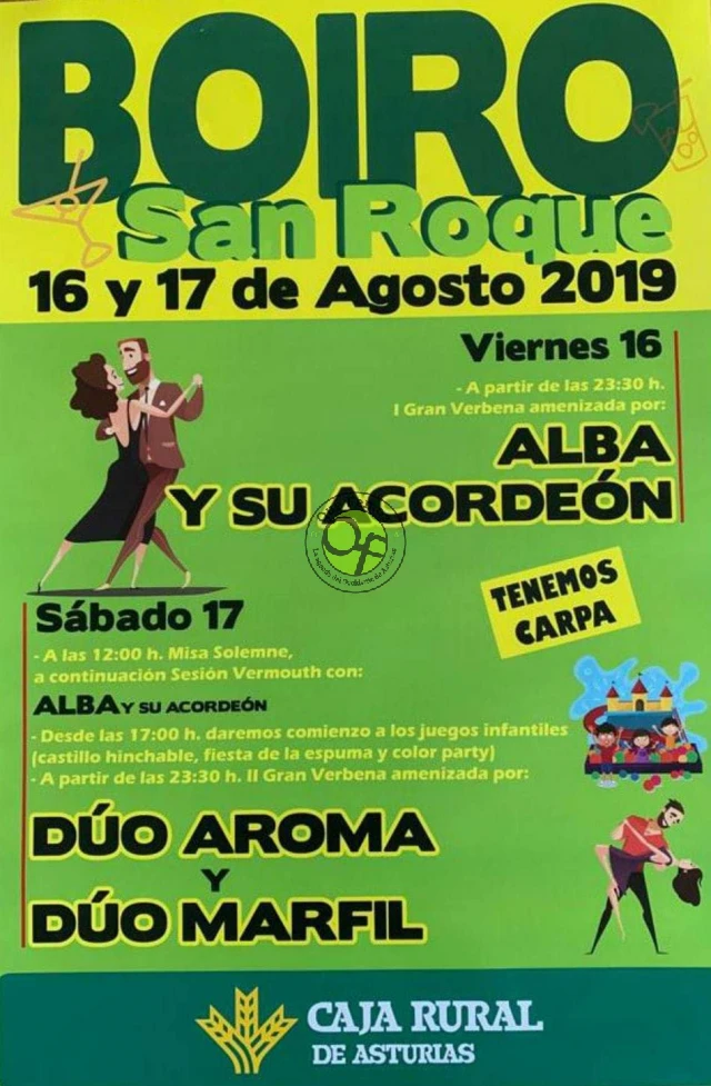 Fiestas de San Roque 2019 en Boiro