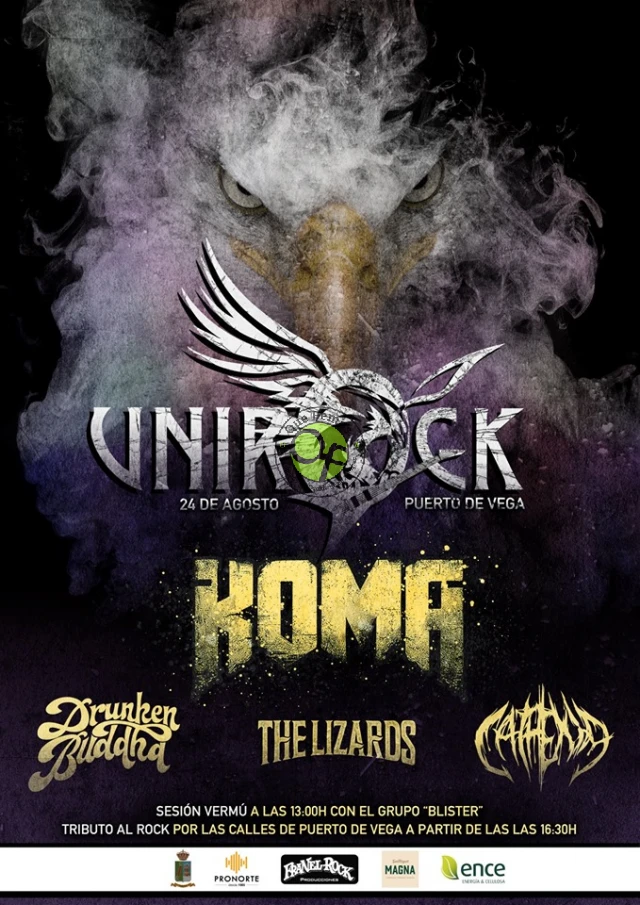 VI Festival Unirock en Puerto de Vega 2019