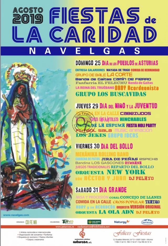 Fiestas de La Caridad 2019 en Navelgas