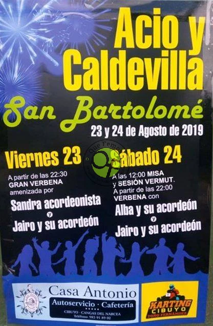 Fiestas de San Bartolomé 2019 en Acio y Caldevilla