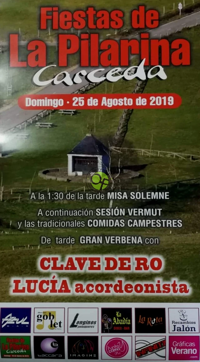 Fiestas de la Pilarina 2019 en Carceda